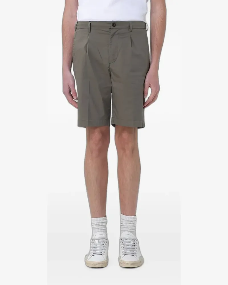 Brooksfield pleated chino shorts - Grün Grün