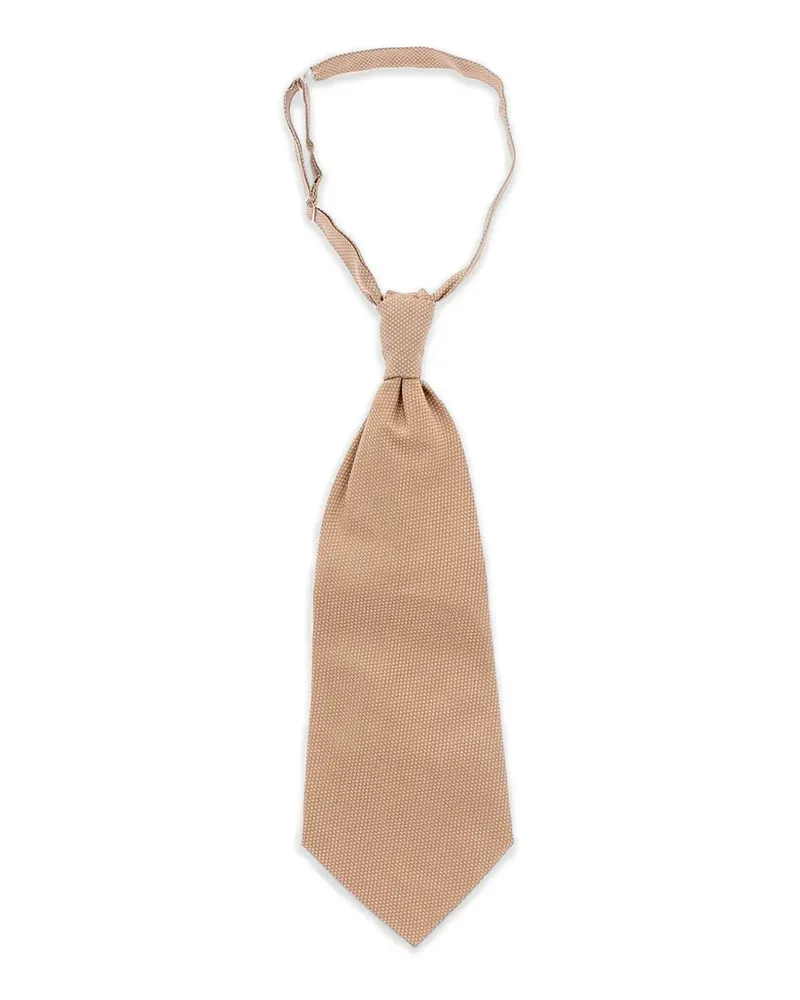 Corneliani Ascot Krawatte aus Seide - Nude Nude