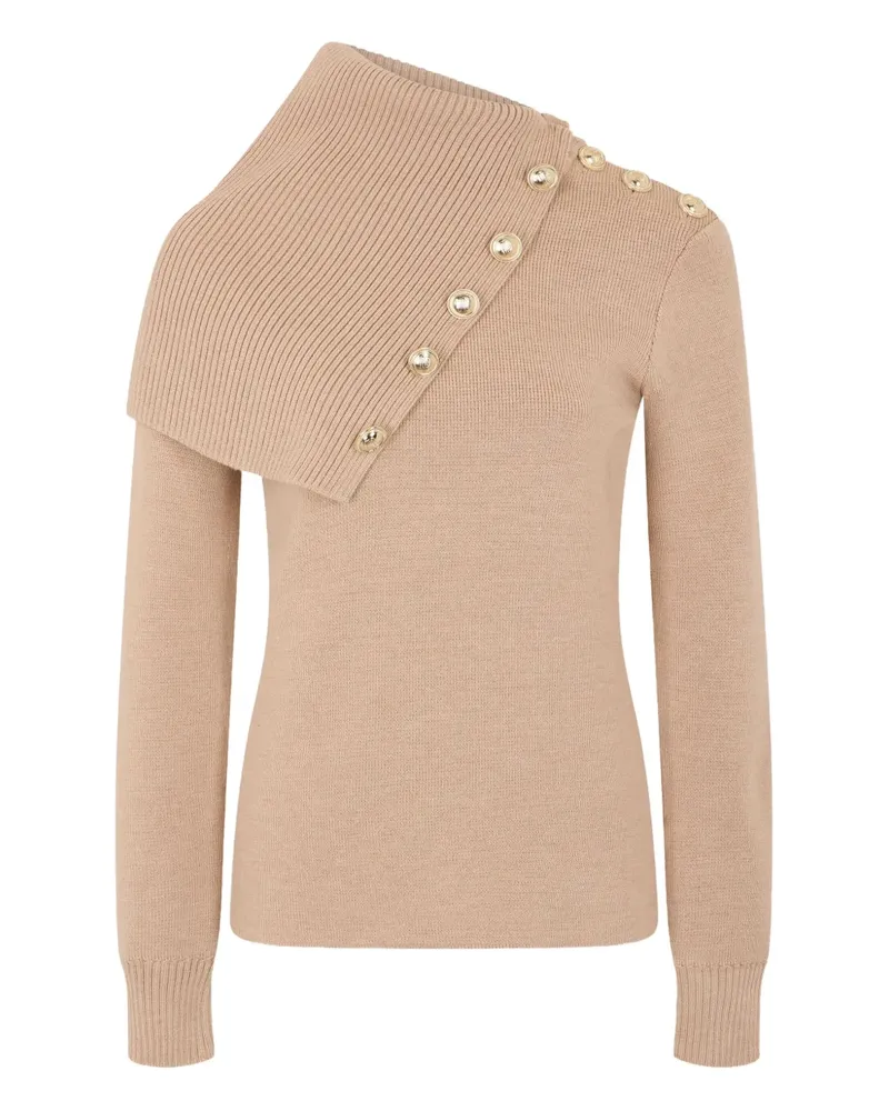 Paco Rabanne Asymmetrischer Pullover - Nude Nude