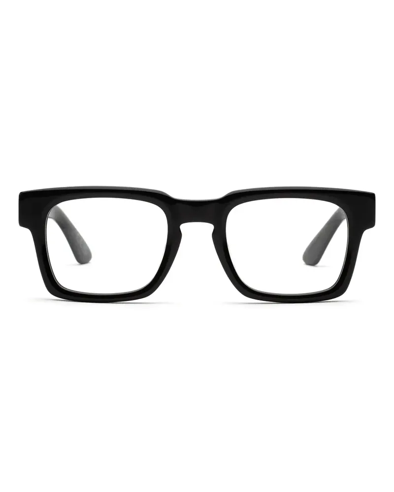RETROSUPERFUTURE Brille mit eckigem Gestell - Schwarz Schwarz