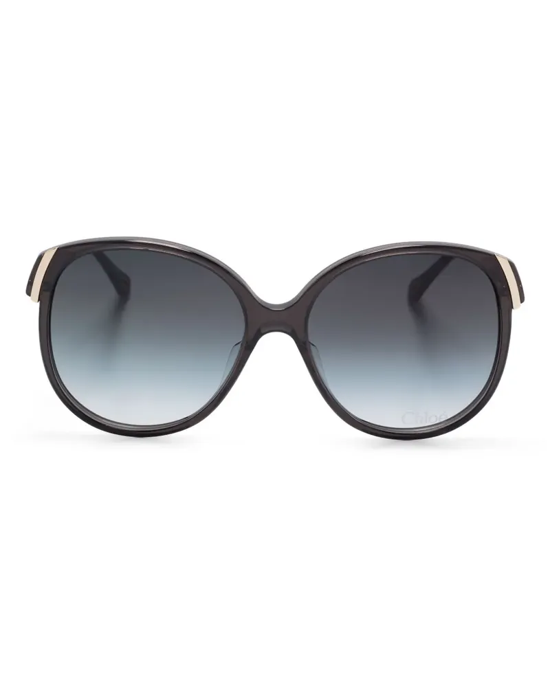 Chloé Sonnenbrille mit Oversized-Gestell - Grau Grau