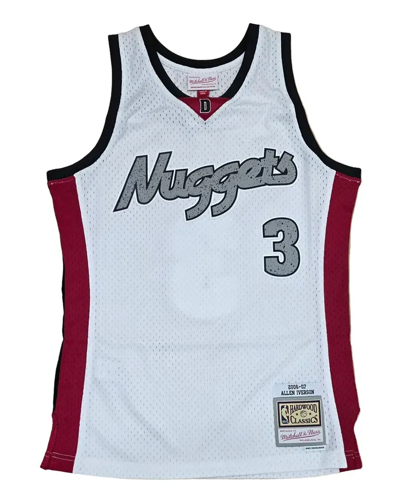 Mitchell & Ness Cracked Cement Swingman "Nuggets 2006 Allen Iverson" tank top - Weiß Weiß