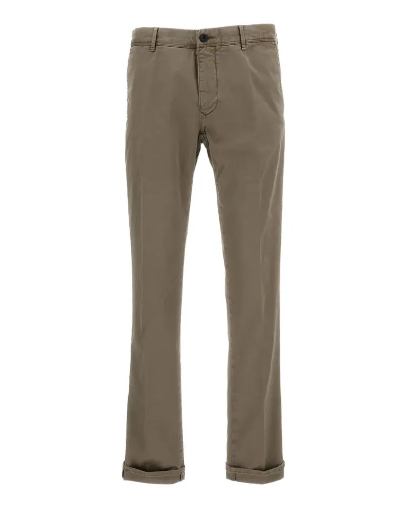 Incotex cuffed trousers - Nude Nude