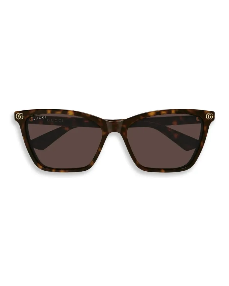 Gucci tortoiseshell-effect sunglasses - Braun Braun