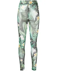 Philipp Plein Leggings mit grafischem Print Schwarz