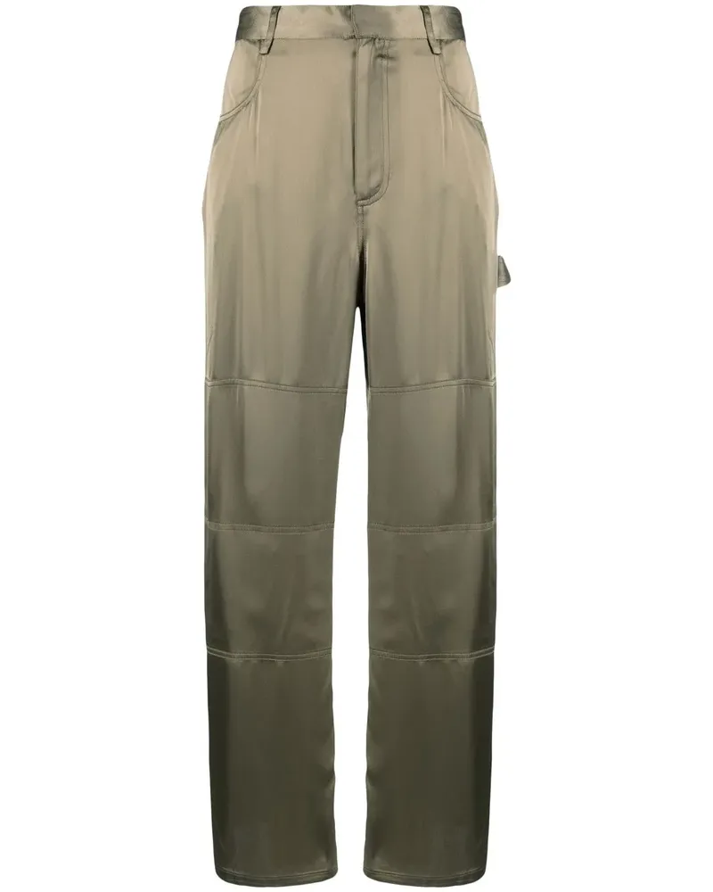 Dion Lee Gerade Hose - Grün Grün