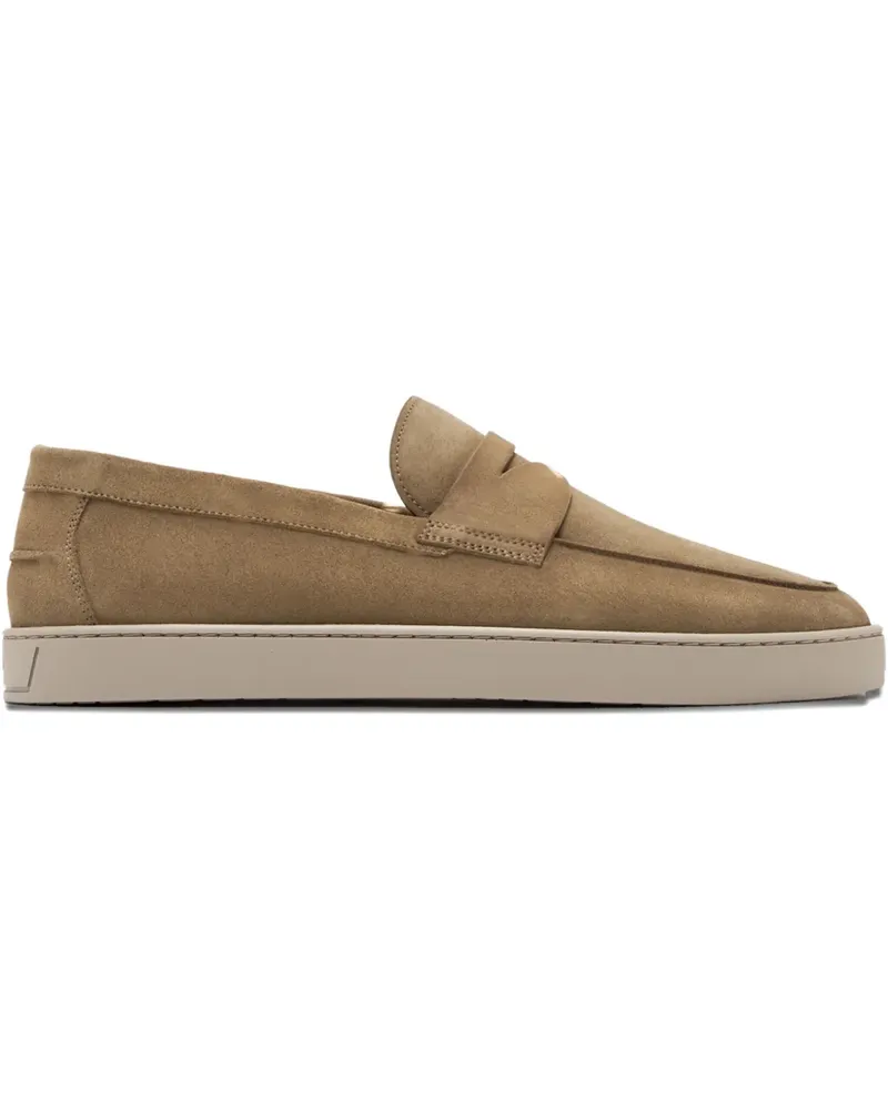 Magnanni Penny-Loafer aus Wildleder - Nude Nude