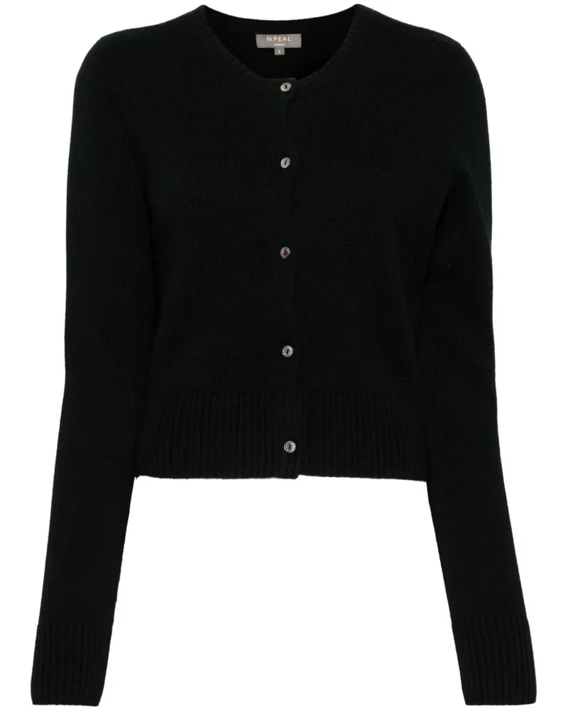 N.Peal Cardigan aus Kaschmir - Schwarz Schwarz