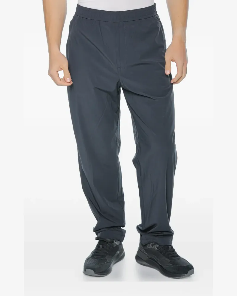 Armani Exchange elasticated-waistband trousers - Blau Blau