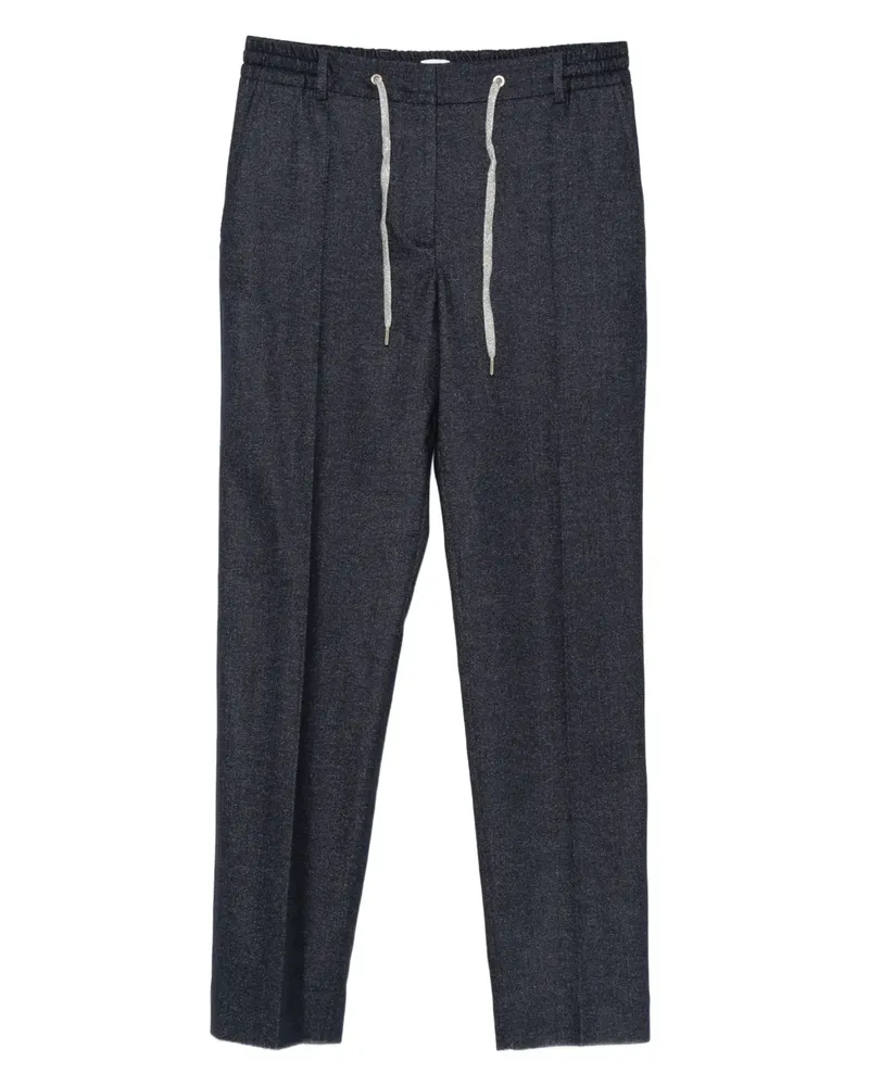 Eleventy Hose mit Kordelzug - Blau Blau