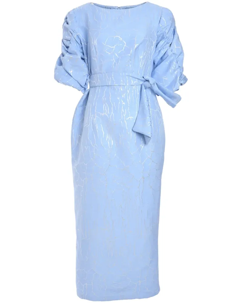 Baruni Sedum Midikleid - Blau Blau