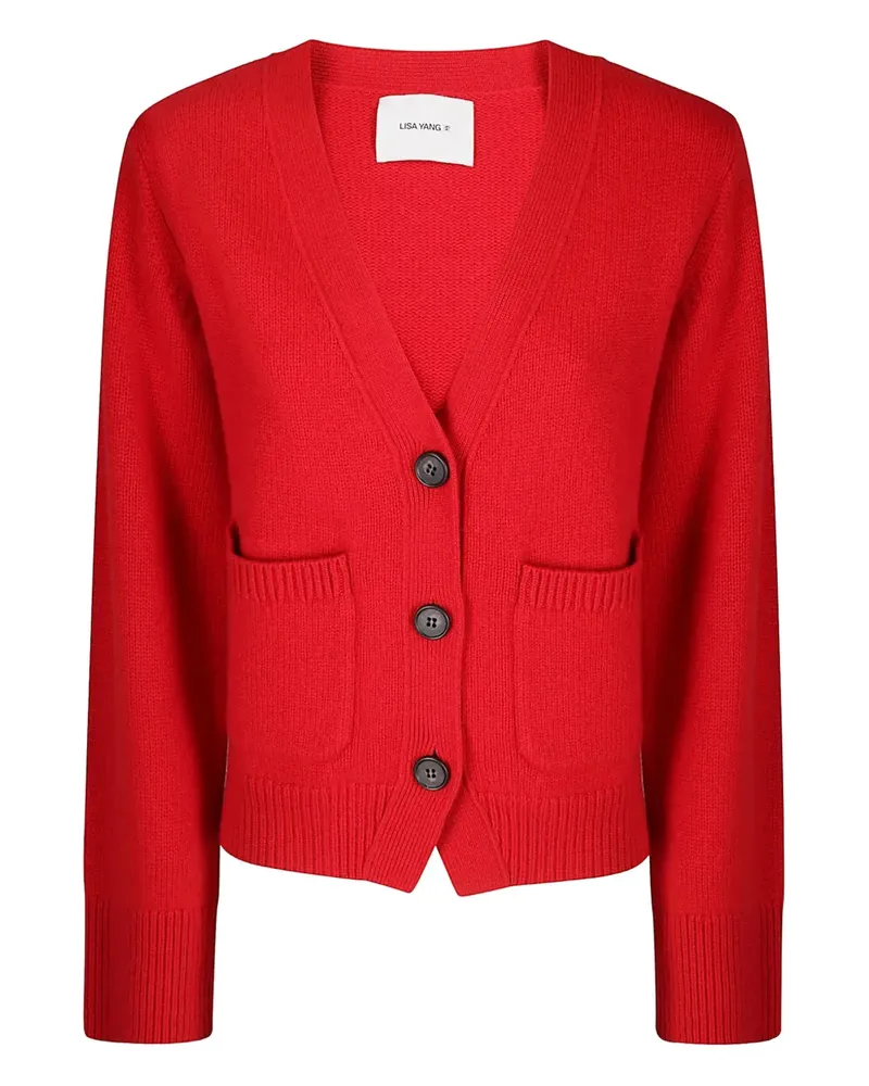 Lisa Yang Danni Cardigan aus Kaschmir - Rot Rot