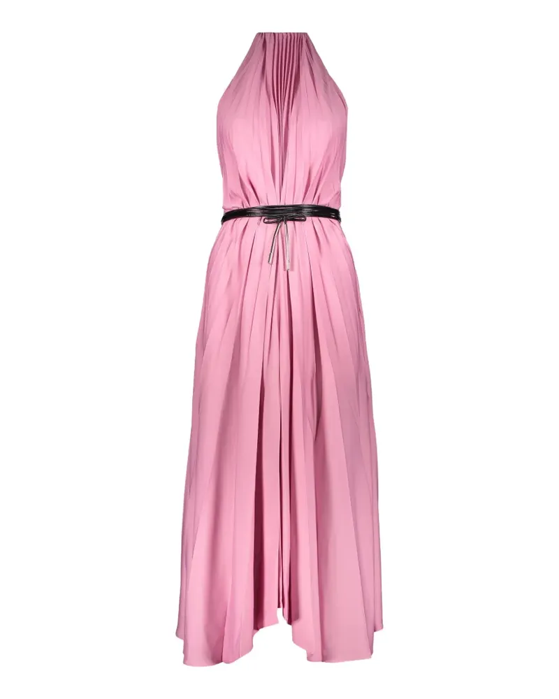 ELLERY belted pleated midi dress - Rosa Rosa