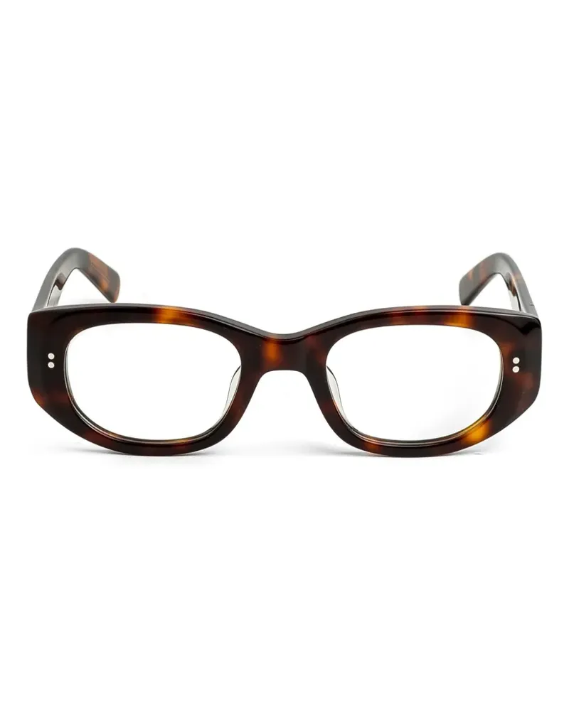 AKILA Silvia rectangle-frame glasses - Braun Braun