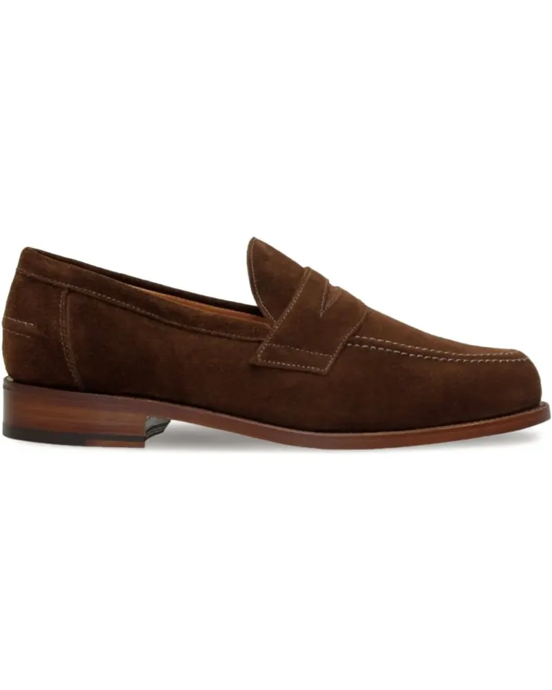 Sanders Penny-Loafer aus Wildleder - Braun Braun