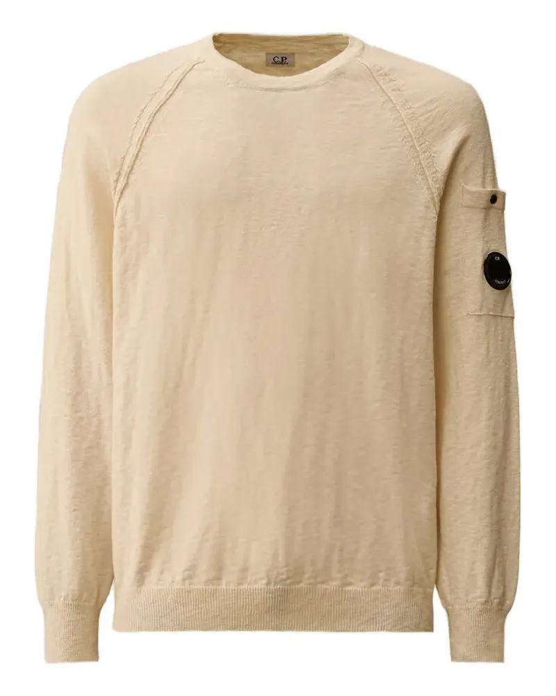 C.P. Company Raglanpullover mit Rundhalsausschnitt - Nude Nude