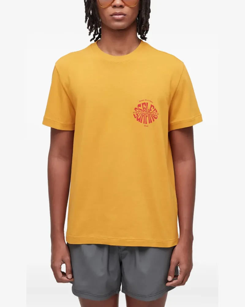 Osklen T-Shirt mit grafischem Print - Gelb Gelb