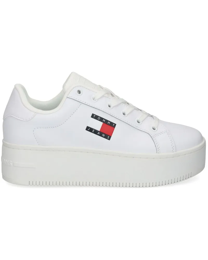 Tommy Hilfiger Flatform-Sneakers Weiß