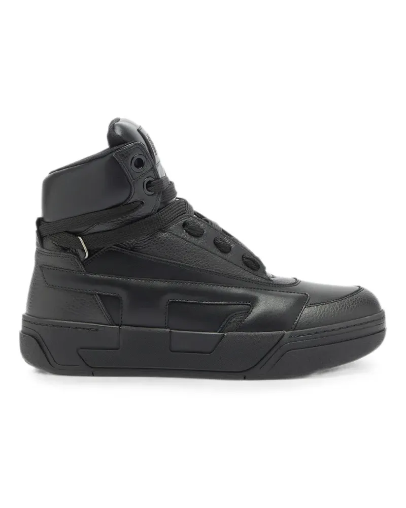 Diesel S-D-Ollie Mid leather high-top sneakers - Schwarz Schwarz