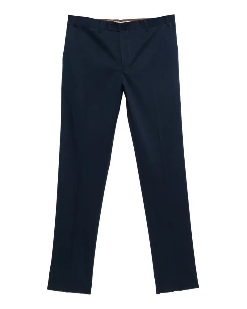 Canali straight-leg tailored trousers - Blau Blau