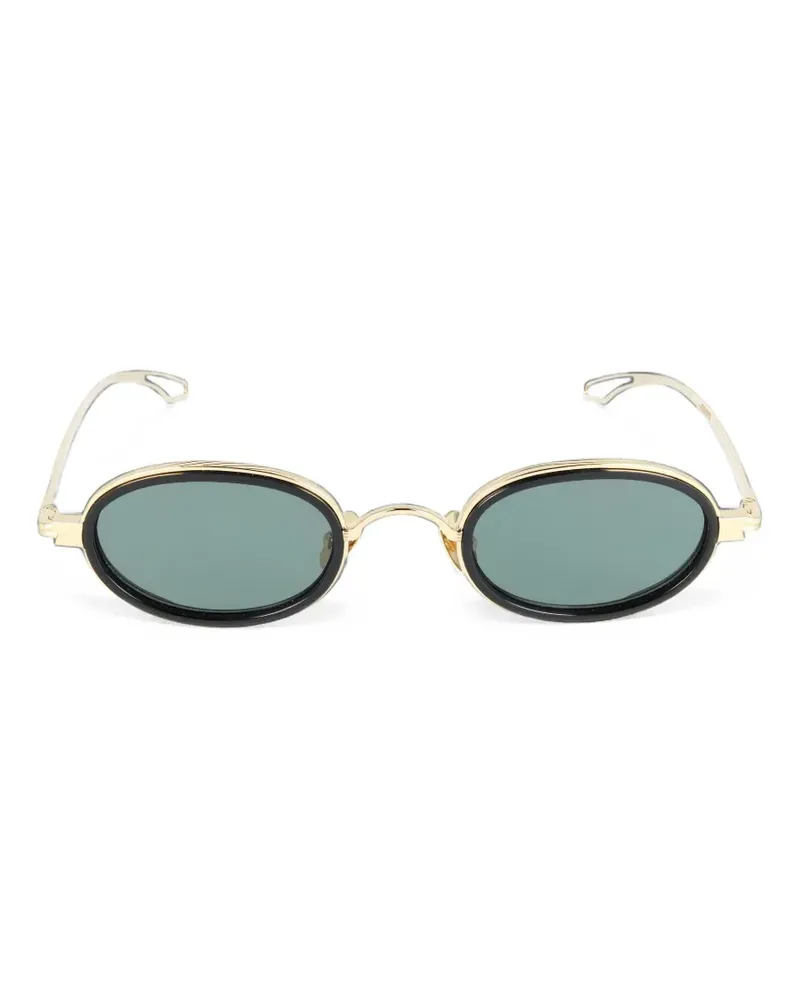 Kyme Asher Sonnenbrille mit ovalem Gestell - Gold Gold