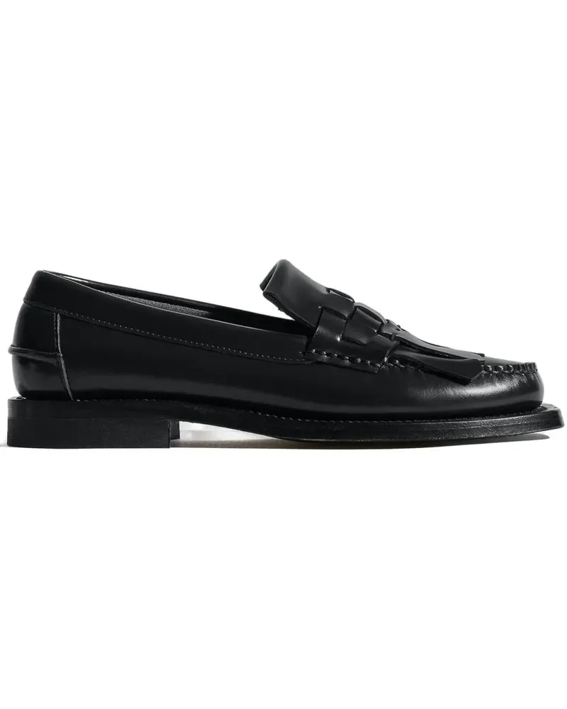 HEREU Loafer mit Fransen - Schwarz Schwarz