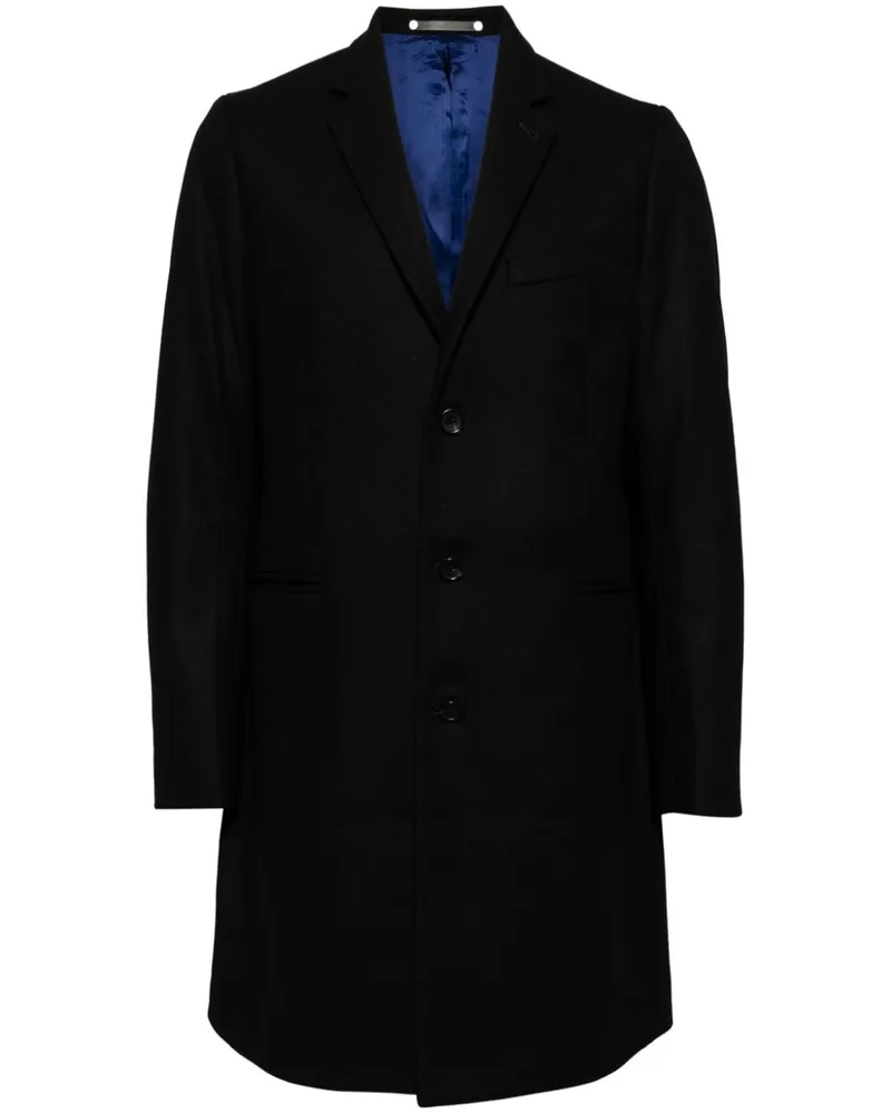 Paul Smith Mantel aus Wollgemisch - Schwarz Schwarz