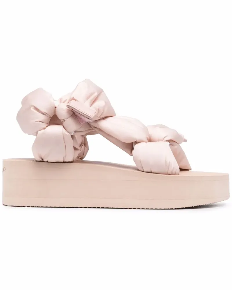 RED Valentino Flatform-Sandalen - Rosa Rosa