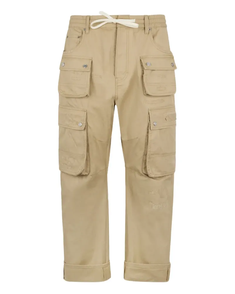Dsquared2 Hose mit Klappentasche - Braun Braun