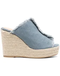 Castañer Fatima Wedge-Mules 110mm Blau