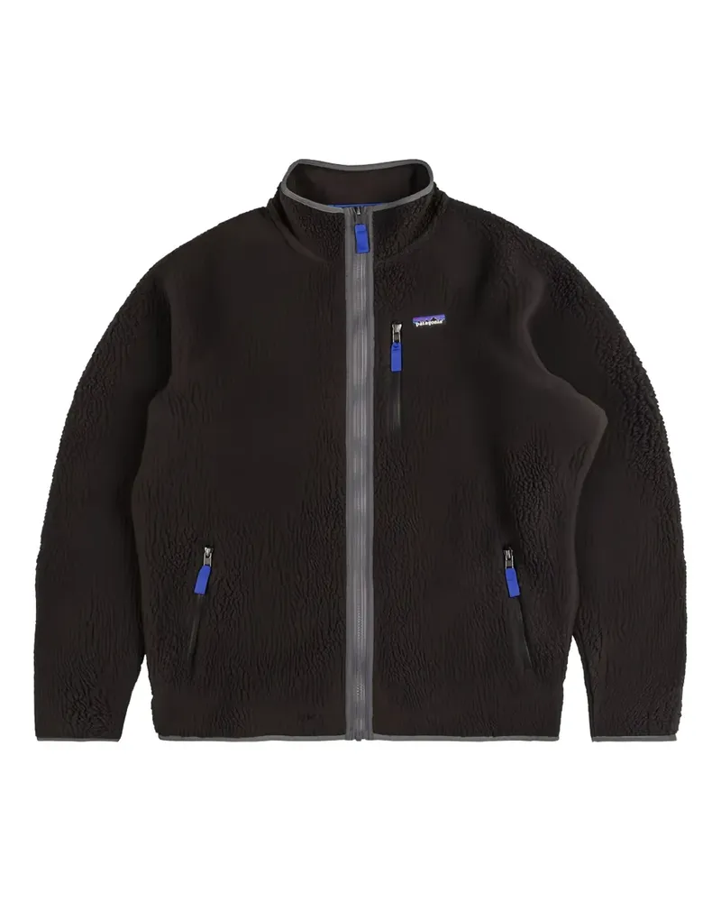 Patagonia Fleecejacke mit Reißverschluss - Schwarz Schwarz