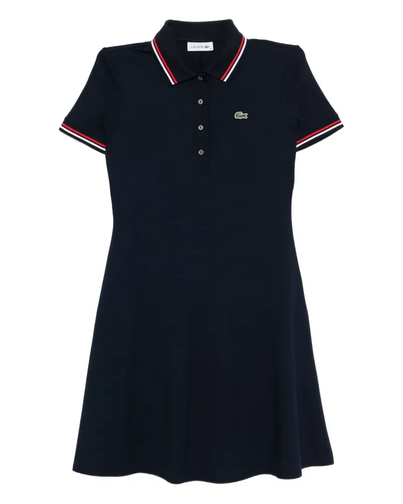 Lacoste polo-collar dress - Blau Blau