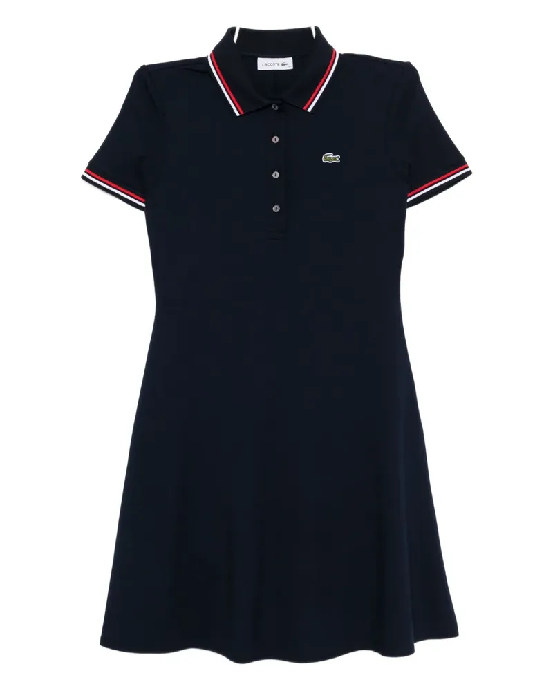 Lacoste polo-collar dress - Blau Blau