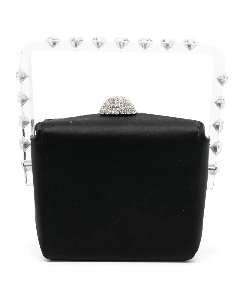 Aquazzura Noodle Box Mini-Tasche - Schwarz Schwarz