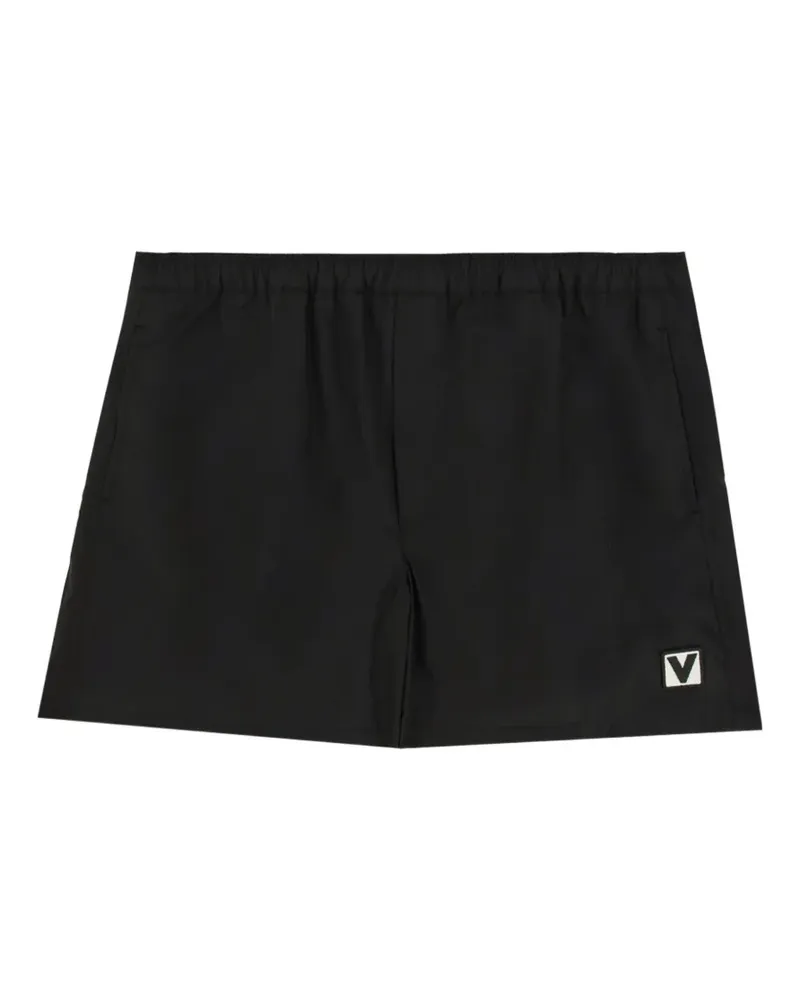 Valentino Garavani Badeshorts mit Chez-Patch - Schwarz Schwarz