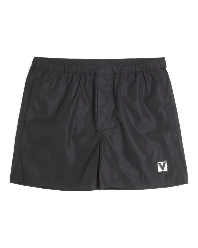 Valentino Garavani Badeshorts mit Chez-Patch - Schwarz Schwarz