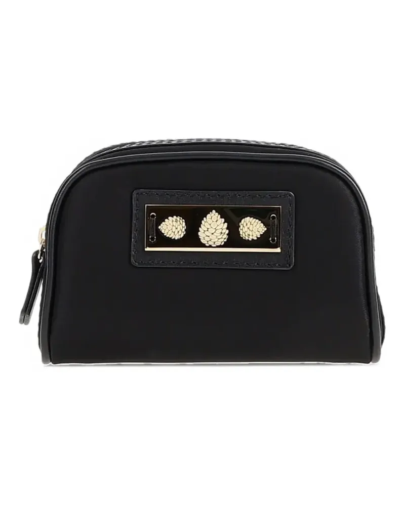Tyler Ellis mini Everyday Pouch pinecone make up bag - Schwarz Schwarz