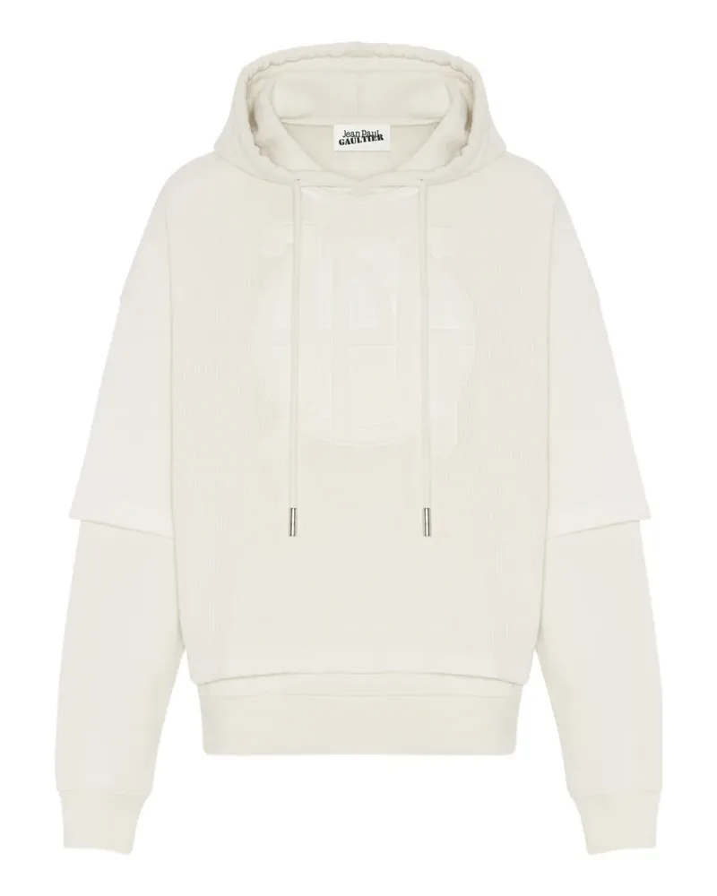 Jean Paul Gaultier Hoodie mit doppelten Ärmeln - Nude Nude