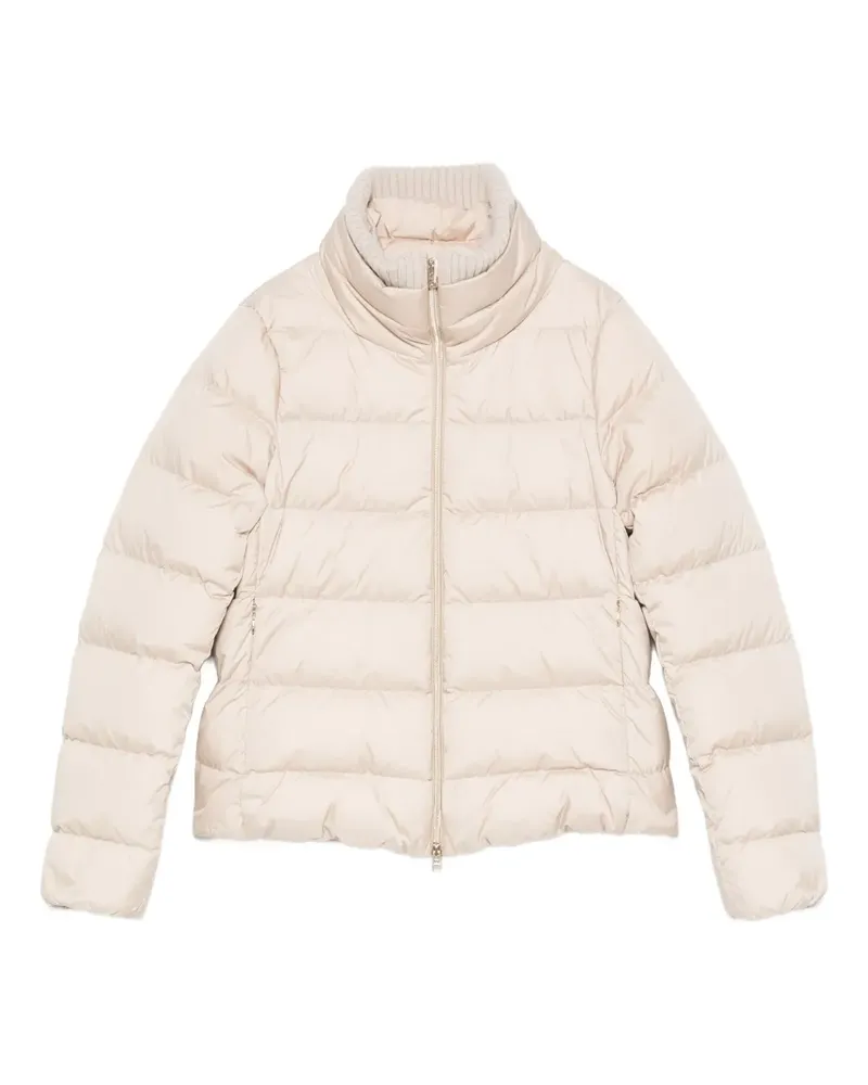 Herno Gefütterte Jacke mit Reißverschluss - Nude Nude