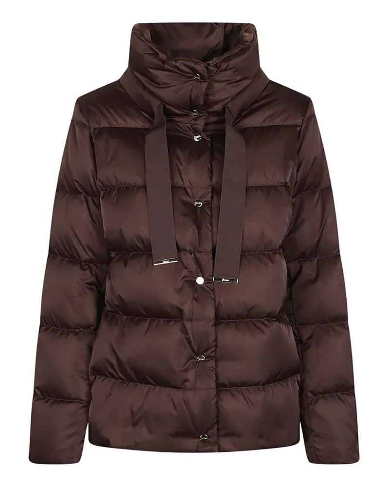 Herno quilted high-neck jacket - Braun Braun