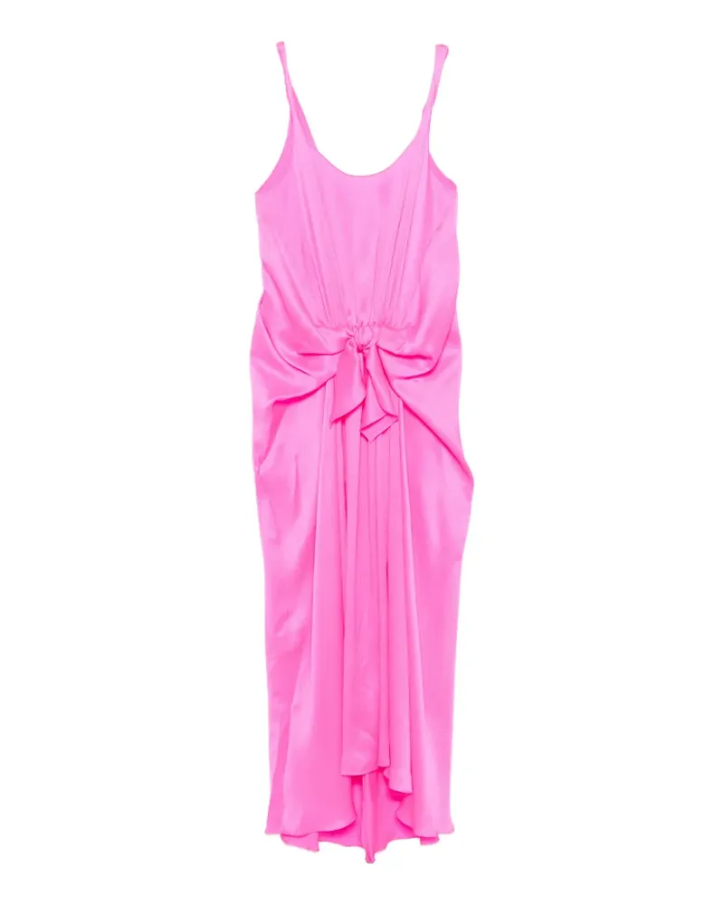 J.W.Anderson Midikleid mit Knotendetail - Rosa Rosa