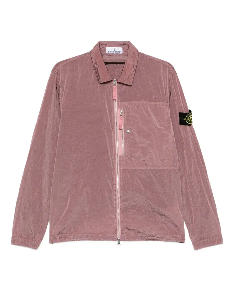 Stone Island Weste mit Reißverschlusstaschen - Rot Rot