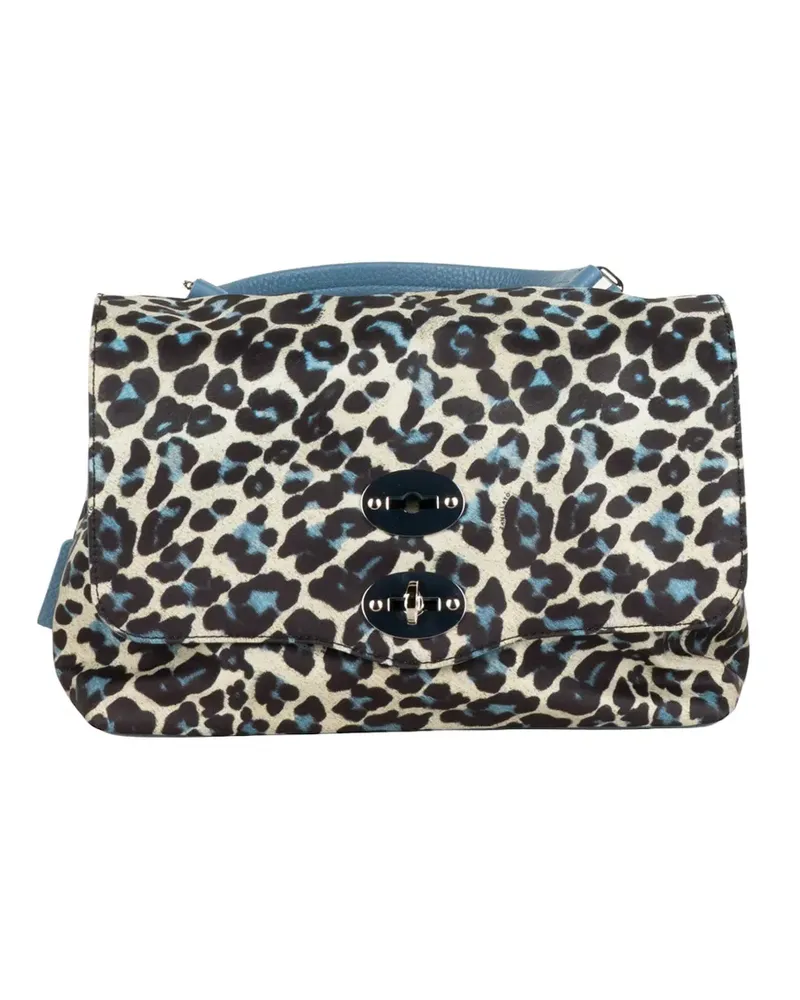 Zanellato leopard-print Postina shoulder bag - Nude Nude