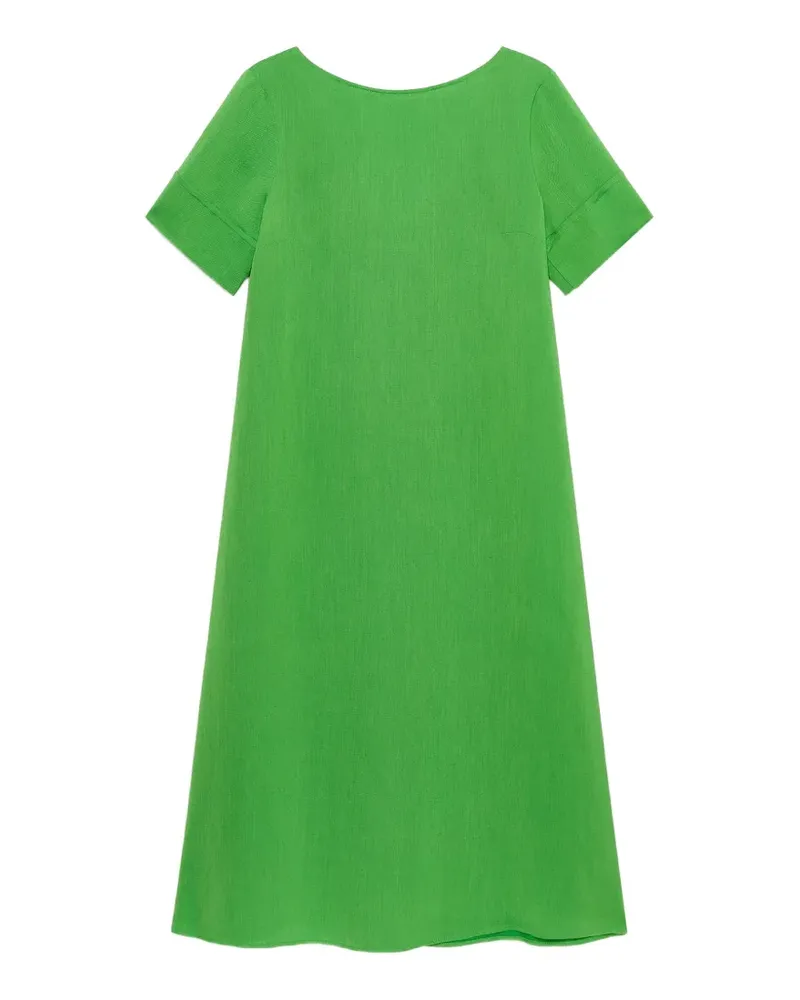Maliparmi Midikleid mit kurzen Ärmeln - Grün Grün