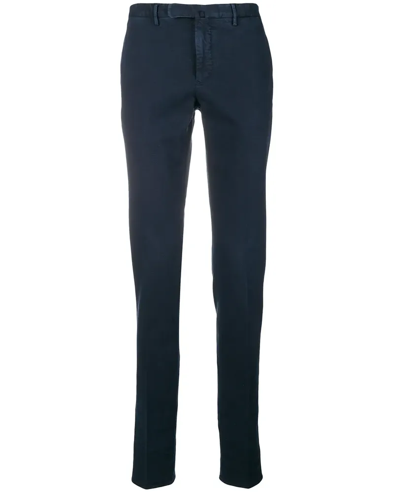 Incotex Schmale Chino - Blau Blau