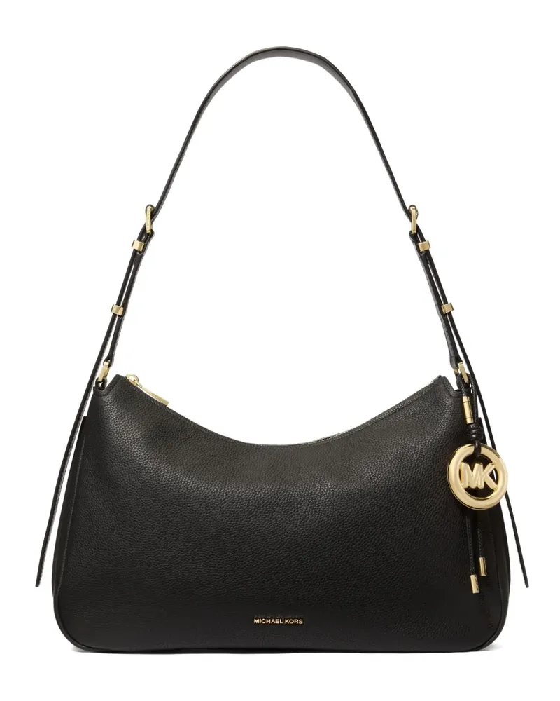 Michael Kors Nolita Schultertasche mit Anhänger - Schwarz Schwarz