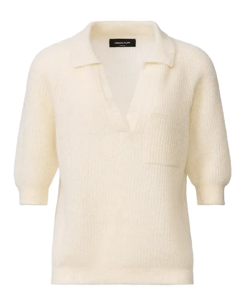 Fabiana Filippi T-Shirt mit Tasche - Nude Nude