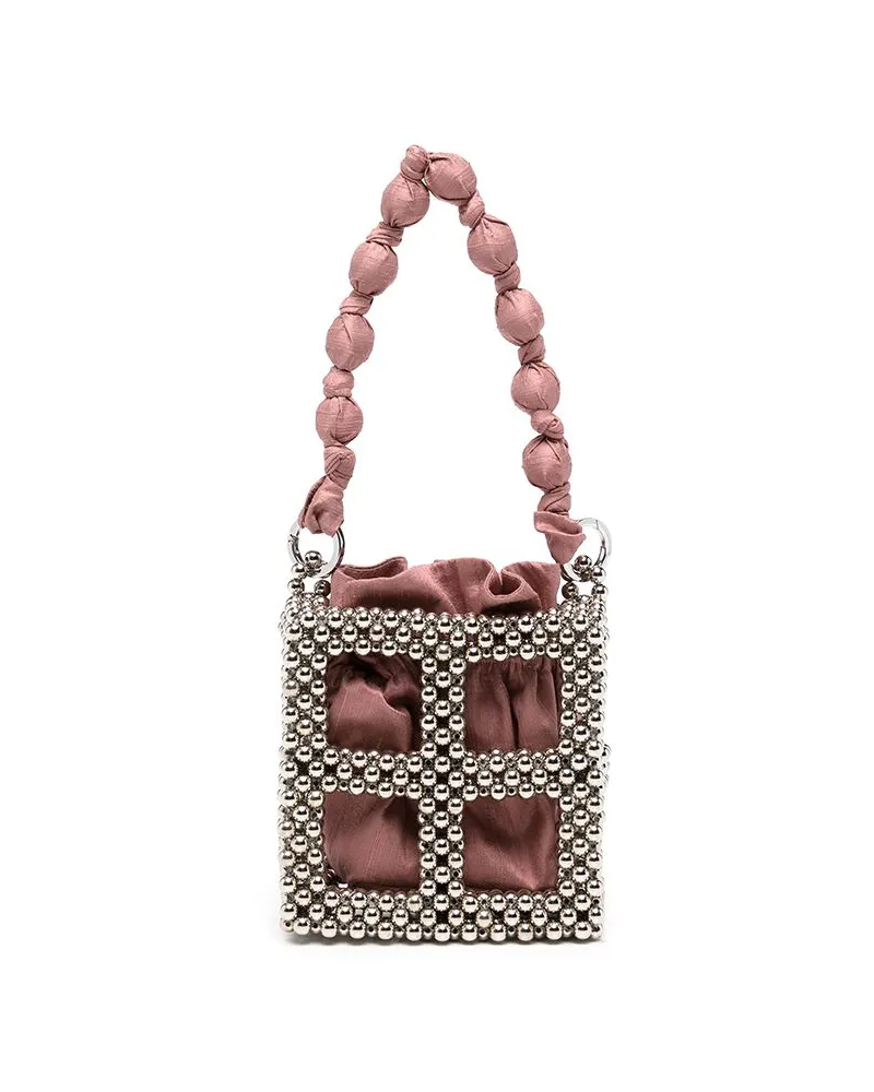0711 Tekla Mini-Tasche - Silber Silber