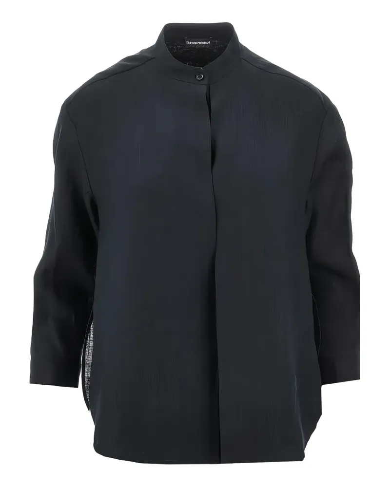 Emporio Armani logo-detail shirt - Blau Blau