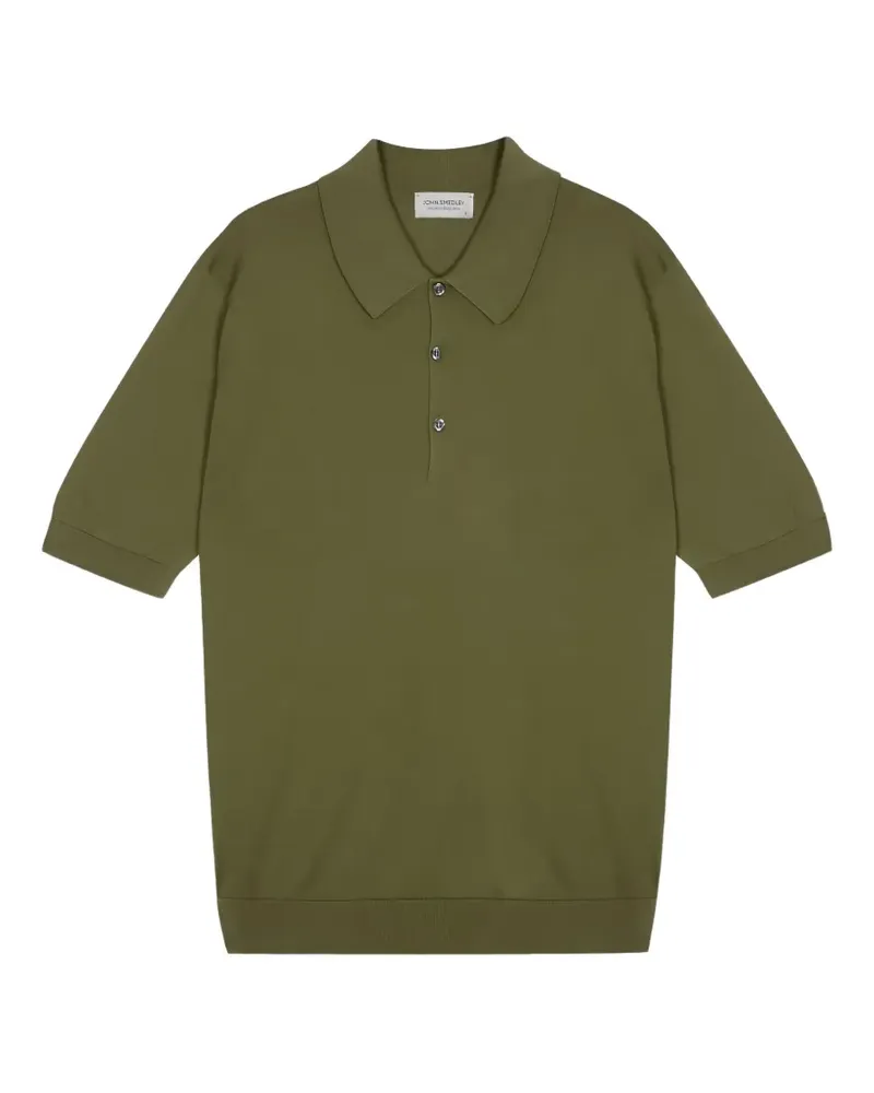 John Smedley Isis Poloshirt - Grün Grün